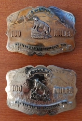 Western States 100 miles finisher buckles